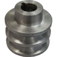 Шкив 2-х ручейный под 160 F импортного двигателя Крот (D внутр.=19мм)