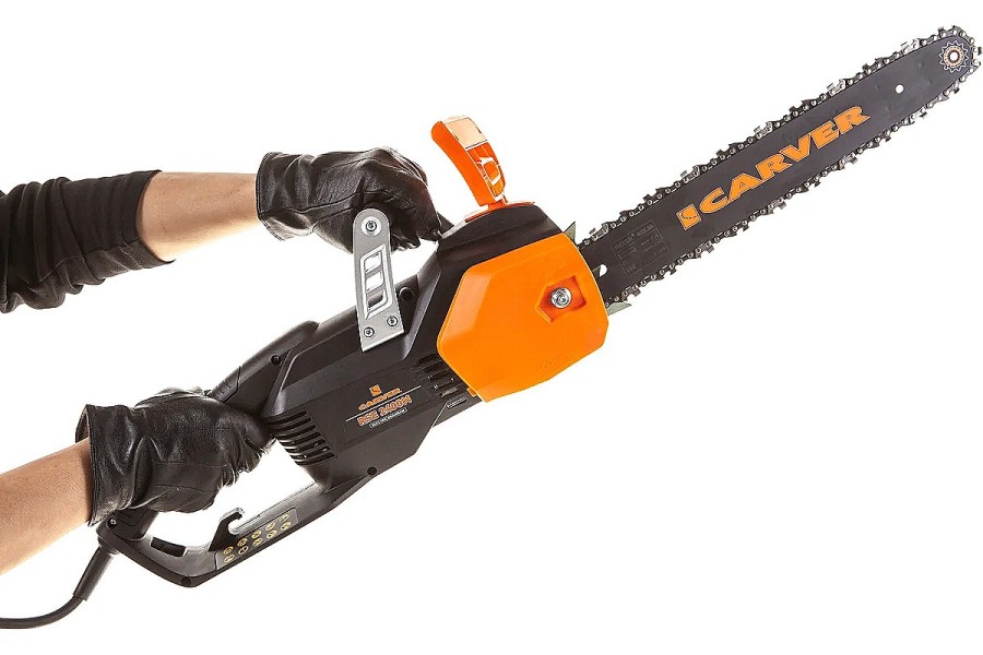 Электропила CARVER RSE-2400M / 40см (3/8-1,3-57зв)