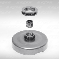 Звезда ведущая для бензопилы Husqvarna 371/365/362/372/385 (SP 105772 3/8") REZER