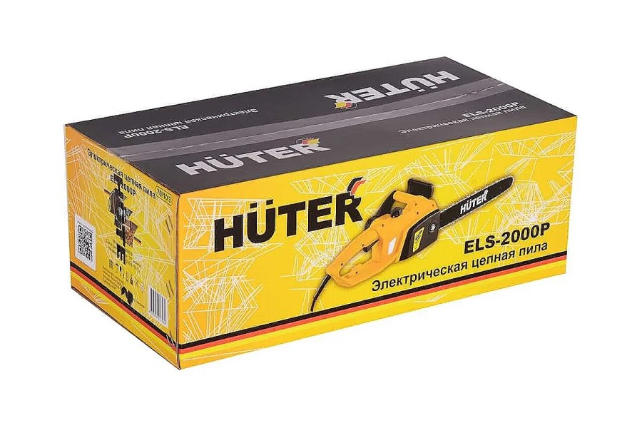 Электропила HUTER ELS-2000P / 40см (3/8-1,3-57зв)  