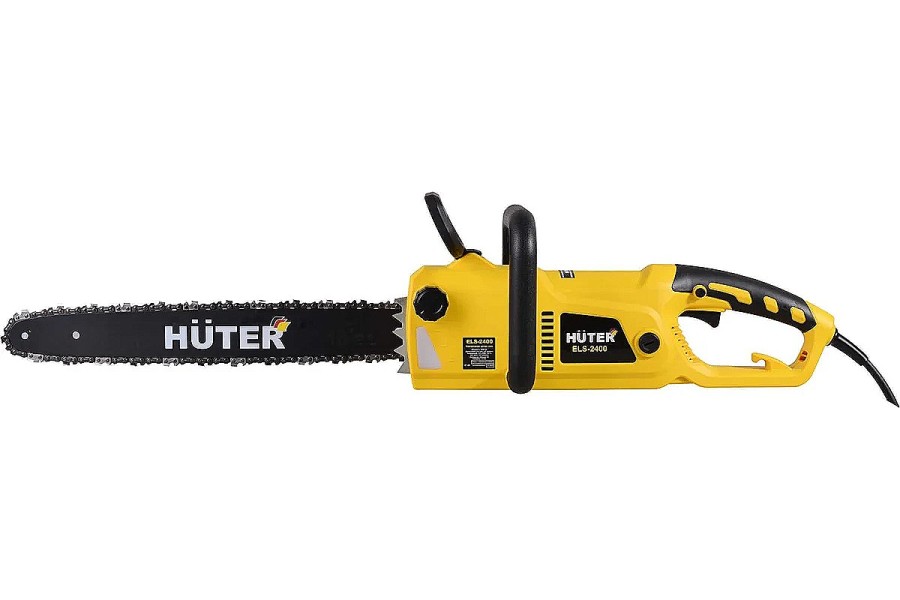 Электропила HUTER ELS-2400 / 45см (3/8-1,3-63зв)  