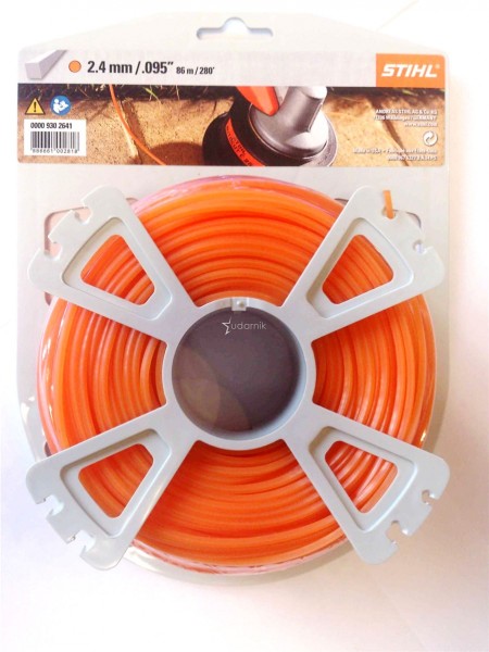 Триммерная леска STIHL 2,4мм*86м квадратная  