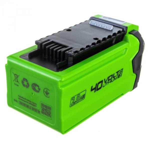 Аккумулятор GREENWORKS G40B2 (40В. 2А.ч.)