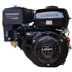 Бензиновый двигатель Lifan 170 F (7,0 л.с.) (Вал 20 мм.)