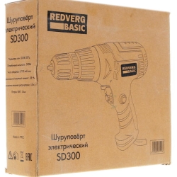 Шуруповёрт электрический SD300 RedVerg Basic