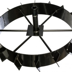 Грунтозацепы на мотоблок для окучивания (внешний D-640 мм / ширина (1шт.)-125 мм / посадочное - 30 мм)
