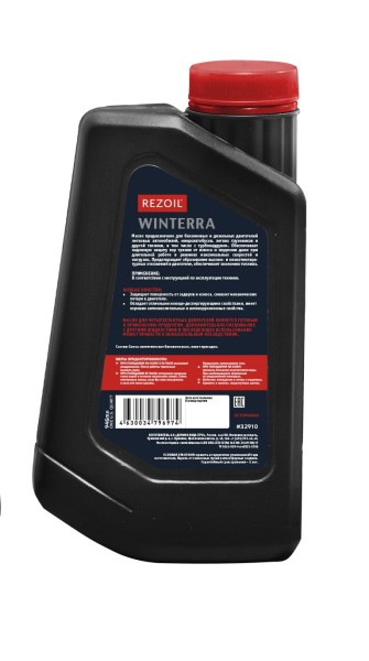 Масло синтетическое 4-х тактное SAE-0W-30 REZOIL WINTERA (зимнее / 0,946 л)