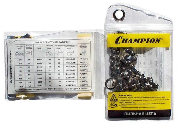 Цепь для бензопилы 76зв 0,325 1,5мм 20" CHAMPION PRO