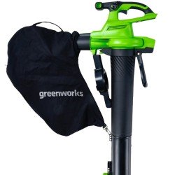 Аккумуляторная воздуходувка-пылесос GREENWORKS GD40BVII